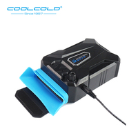 COOLCOLD próżni przenośny Laptop Cooler USB chłodnica zewnętrzna ekstrakcji wentylator Notebook dla 15 15.6 17 Cal laptopa 4